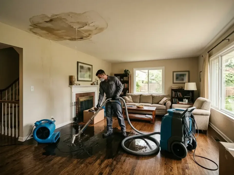 attic-pipe-burst-ceiling-drip-008 — frequently asked questions, Water Damage Restoration & Carpet Care in Armada, MI
